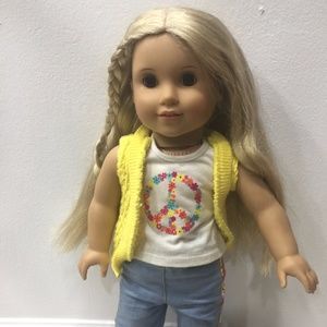 American Girl Julie Doll and her Pajamas